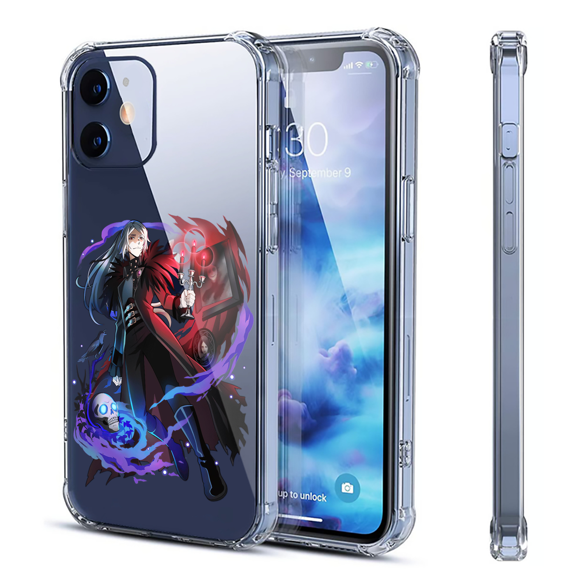 （画像用） 文豪ストレイドッグス Bungo Stray Dogs 【iPhone 12シリーズ対応】透明スマホケース（クリアソフトケース）